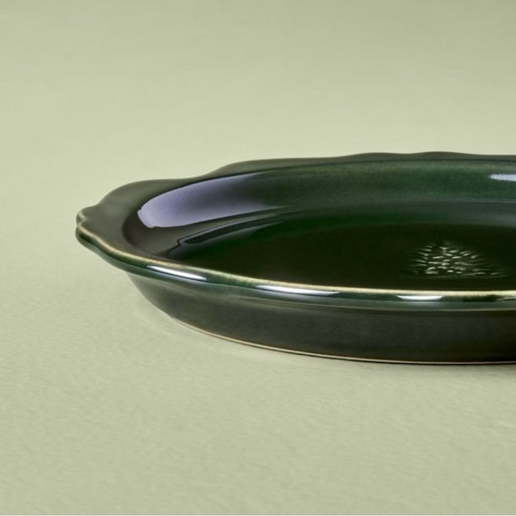 Hearth & Hand Magnolia Appetizer Plates Set 4 Christmas Tree Green Pine Holiday - Picture 3 of 4